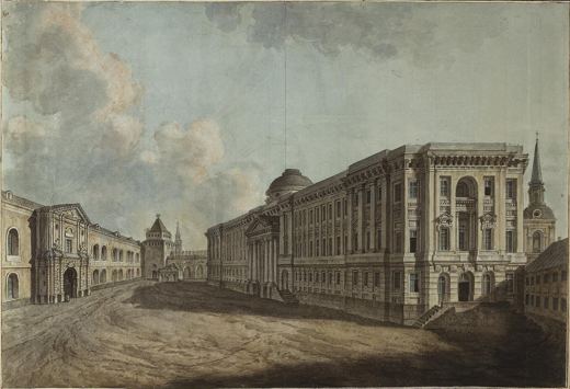 Senate and Nikolskaya Gate in the Kremlin