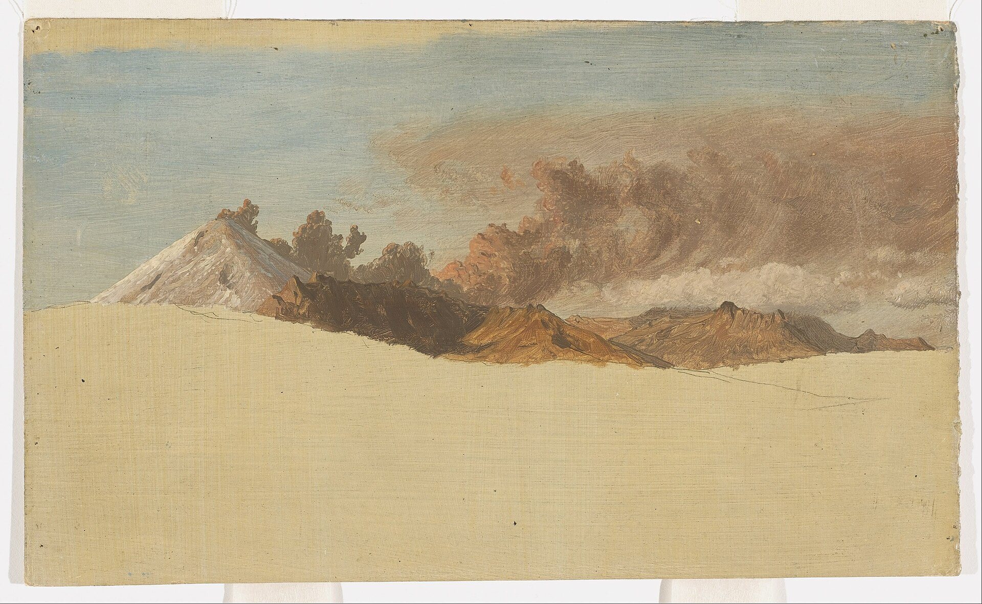 Cotopaxi Seen from Ambato, Ecuador by Frederic Edwin Church, 1853, drawn at Ambato, Ecuador
