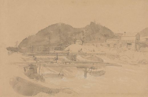 Hellefoss — Johan Christian Dahl, 1826