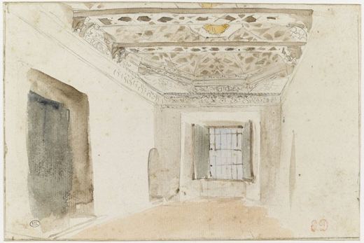 Arab Interior, “Delacroix’s Room” — Eugène Delacroix, 1832