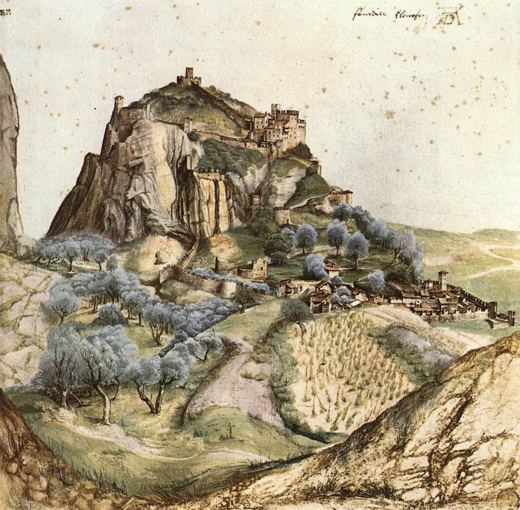 Arco Castle — Albrecht Dürer, 1495