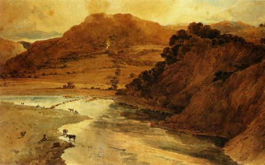 Near Bolton Abbey — Thomas Girtin, c. 1800