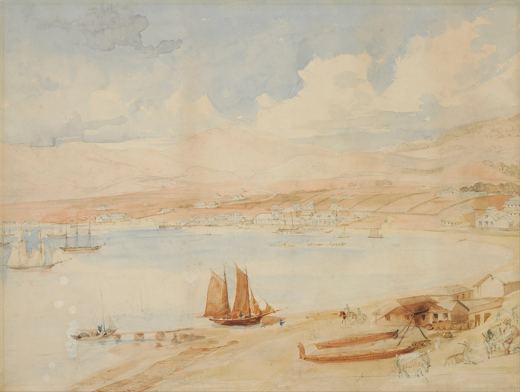 Wellington Harbour — Charles Heaphy, 1841