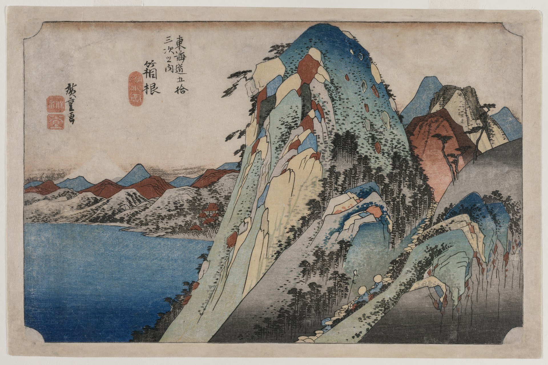 Lake Hakone by Utagawa Hiroshige, c. 1833, drawn at Lake Hakone, Japan