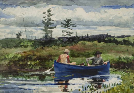 The Blue Boat — Winslow Homer, 1892