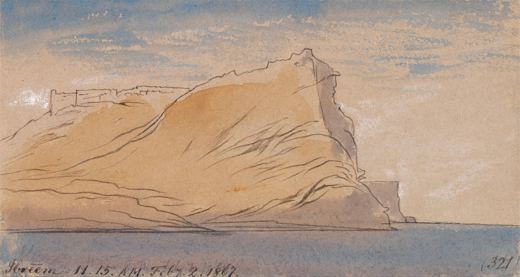 Qasr Ibrim, Nubia — Edward Lear, 1867