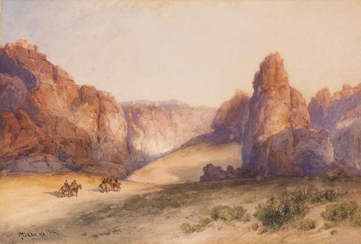 The Rock of Acoma, New Mexico — Thomas Moran, 1902
