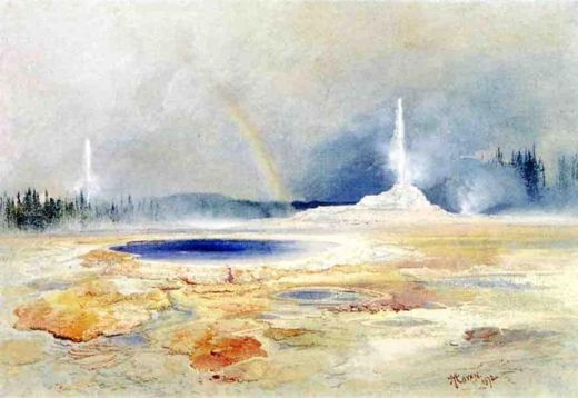Geyser Basin — Thomas Moran, 1872