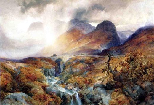 The Pass at Glencoe, Scotland — Thomas Moran, 1882