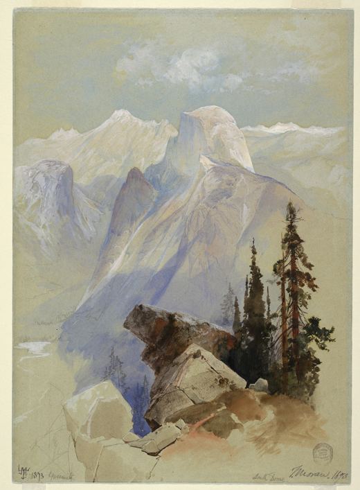 Half Dome, Yosemite — Thomas Moran, 1873