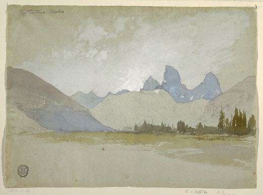 The Tetons, Idaho — Thomas Moran, 1879