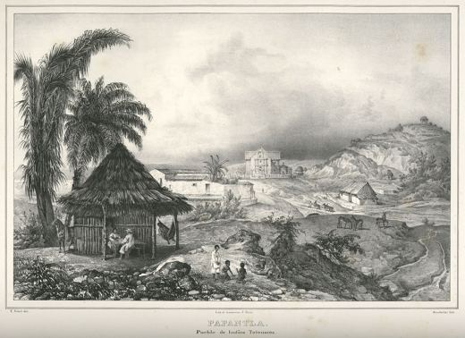 Papantla, a Totonac Village — Carl Nebel, 1836