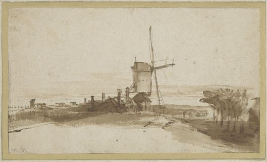 The De Bok Mill — Rembrandt van Rijn, 1650