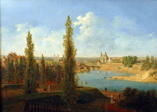 The Neris River in Vilnius