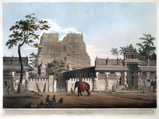 Pagoda at Ramisseram — Henry Salt, 1809