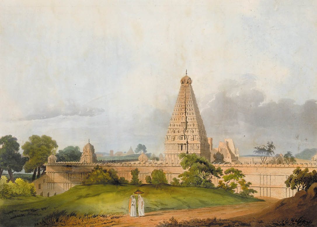 The Great Temple at Tanjore by Henry Salt, 1809, drawn at Thanjavur, India