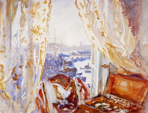 View from a Window, Genoa — John Singer Sargent, early 20th century