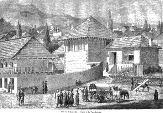 View of Shusha — Vasily Vereshchagin, 1865