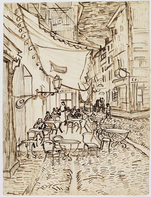Café Terrace, Arles — Vincent van Gogh, September 1888