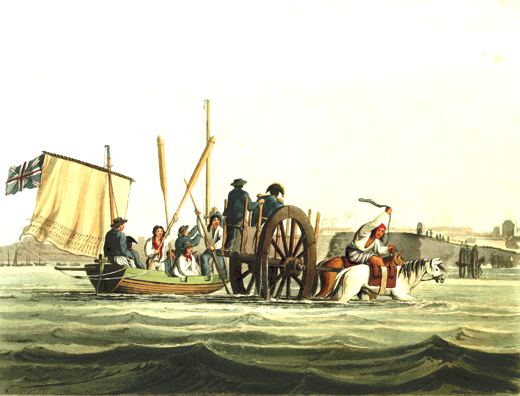 The Landing Place at Buenos Aires — Emeric Essex Vidal, 1820