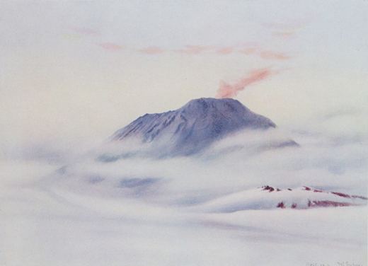 Mount Erebus — Edward Wilson, 1911