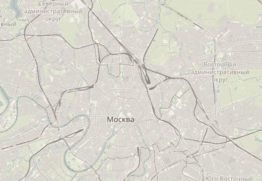 Map around Sukharevskaya Square, Moscow