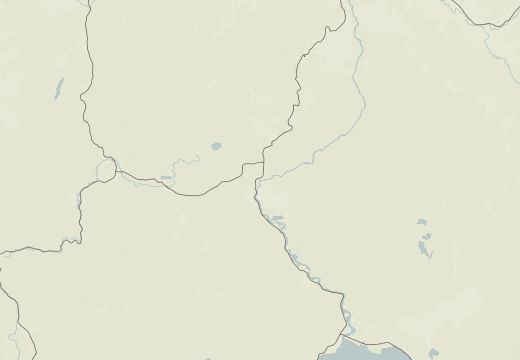 Map around Grand Canyon of the Yellowstone