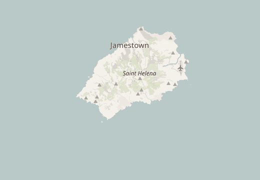 Map around Sandy Bay, Saint Helena