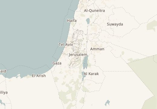 Map of Jerusalem