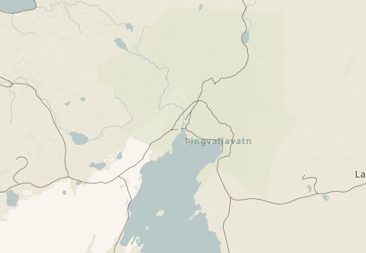 Map around Almannagjá, Thingvellir, Iceland