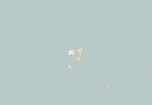 Map around Nomuka Island, Tonga